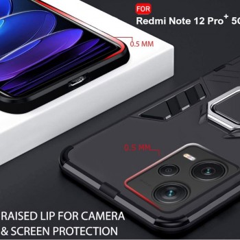 Sustiprintas dėklas 4in1 - juodas (Xiaomi Redmi Note 12 Pro Plus) Sustiprintas dėklas 4in1 - juodas (Xiaomi Redmi Note 12 Pro Plus)